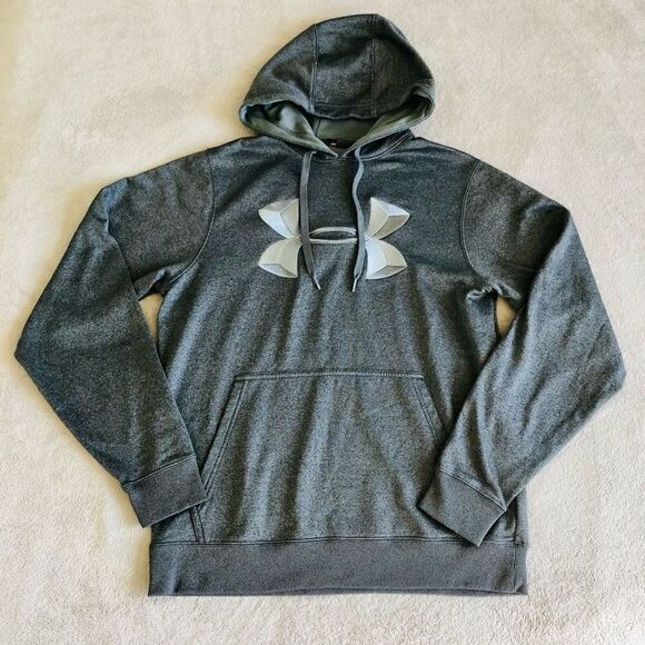 Underarmour Men’s Fleeced Loose Pullover Hoodie - Picture 1 of 12